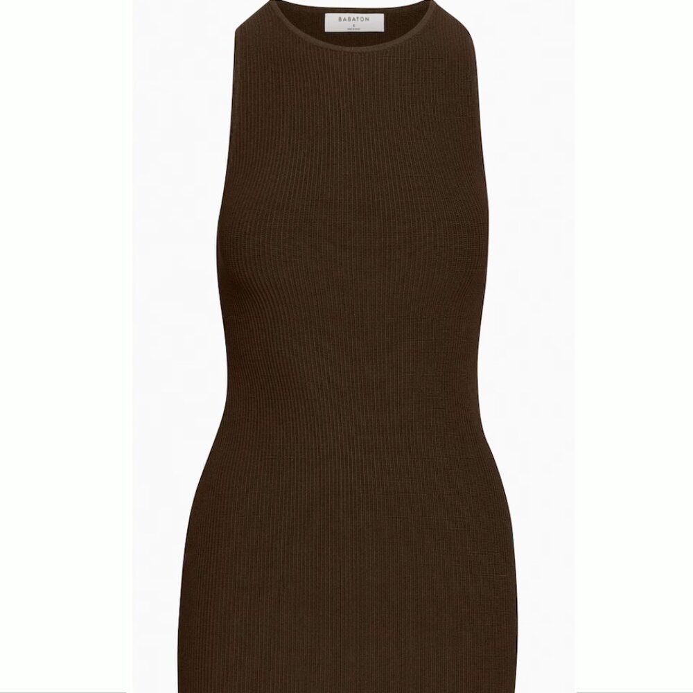 Artizia Babaton Sculpt Knit Racer Mini Dress - Size M